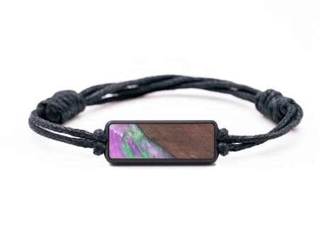 Classic Wood+Resin Bracelet - Vivian (Purple, 694566) Sale