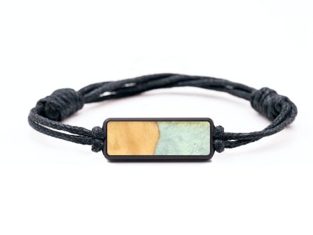 Classic Wood+Resin Bracelet - Ruben (Green, 694665) Sale