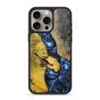 iPhone 15 Pro Max Wood+Resin Phone Case - Sade (Blue, 697279) Hot on Sale