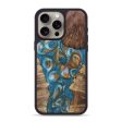 iPhone 15 Pro Max Wood+Resin Phone Case - Kelsie (Mosaic, 695173) For Sale