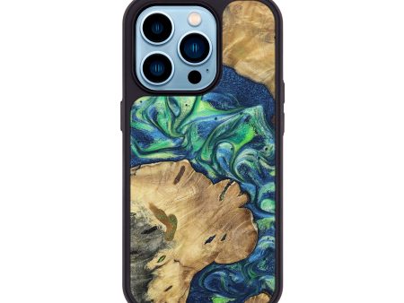 iPhone 14 Pro Wood+Resin Phone Case - Jarod (The Lab, 694911) For Cheap