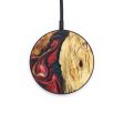 Circle Wood+Resin Wireless Charger - Aspen (Red, 695455) For Cheap