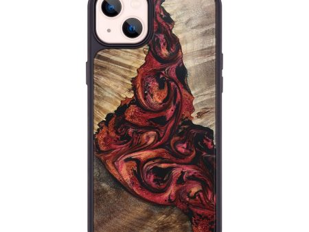 iPhone 14 Plus Wood+Resin Phone Case - Dalton (Mosaic, 697457) on Sale