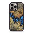 iPhone 15 Pro Max Wood+Resin Phone Case - Cooper (Blue, 694855) Online Hot Sale