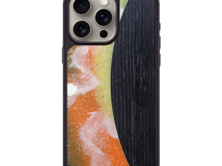 iPhone 15 Pro Max Wood+Resin Phone Case - Lydia (Eclipse, 698085) Online Sale