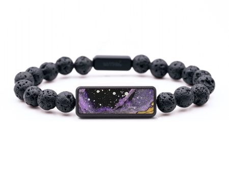 Lava Bead Wood+Resin Bracelet - Amora (Cosmos, 699289) For Cheap