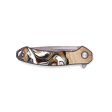 EDC Wood+Resin Pocket Knife - Aliyah (Black & White, 694278) Online Hot Sale