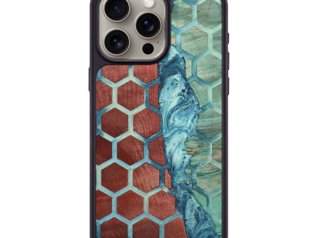 iPhone 15 Pro Max Wood+Resin Phone Case - Lester (Pattern, 698328) For Cheap