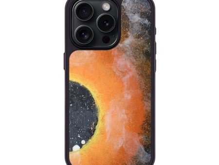 iPhone 15 Pro Wood+Resin Phone Case - Braelynn (Eclipse, 697963) For Sale