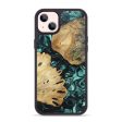 iPhone 14 Plus Wood+Resin Phone Case - Dolores (Green, 696479) Online