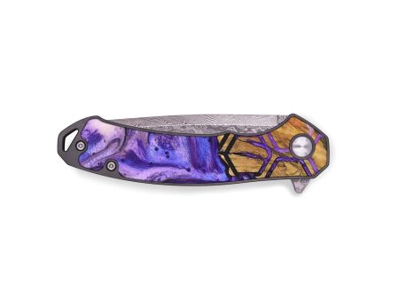 EDC Wood+Resin Pocket Knife - Tyrone (Pattern, 695427) Sale