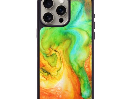 iPhone 15 Pro Max Wood+Resin Phone Case - Karen (Watercolor, 697043) Hot on Sale