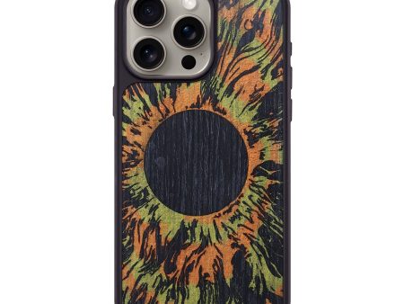 iPhone 15 Pro Max Wood+Resin Phone Case - Grant (Eclipse, 697985) Online Sale