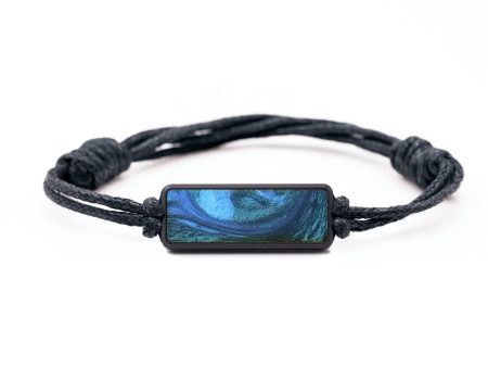 Classic Wood+Resin Bracelet - Rebecca (Blue, 699227) Cheap