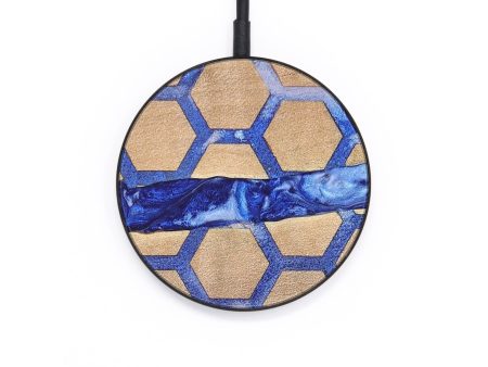 Circle Wood+Resin Wireless Charger - Anthony (Pattern, 694204) Hot on Sale