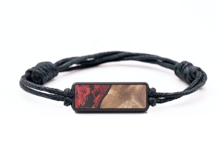 Classic Wood+Resin Bracelet - Dallas (Red, 694711) Cheap