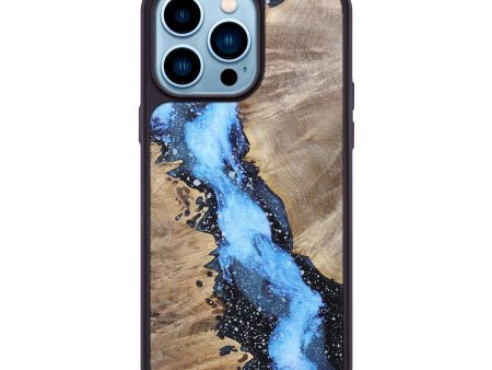 iPhone 14 Pro Max Wood+Resin Phone Case - Alaina (Cosmos, 695542) Online