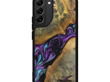 Galaxy S22 Plus Wood+Resin Phone Case - Katherine (Purple, 697530) For Cheap