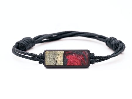 Classic Wood+Resin Bracelet - Alta (Red, 699293) Fashion