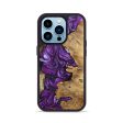 iPhone 14 Pro Wood+Resin Phone Case - Deja (Purple, 696109) Fashion