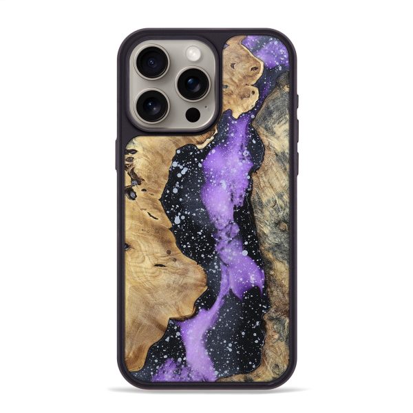 iPhone 15 Pro Max Wood+Resin Phone Case - Jake (Cosmos, 695550) Supply