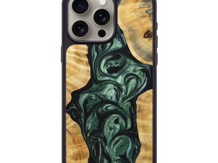 iPhone 15 Pro Max Wood+Resin Phone Case - Herbert (Mosaic, 694811) Sale