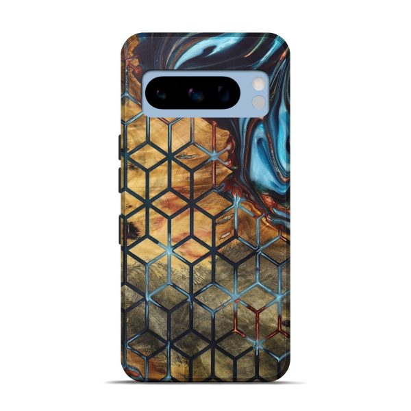 Pixel 8 Pro Wood+Resin Live Edge Phone Case - Alayah (Pattern, 696408) Cheap