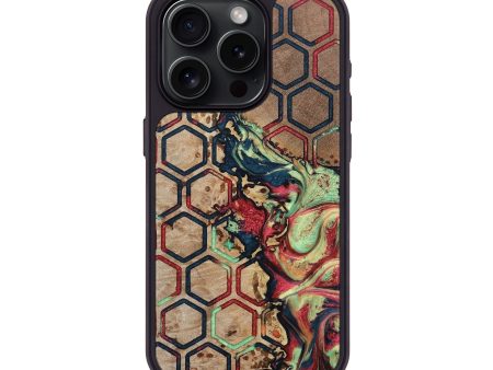 iPhone 15 Pro Wood+Resin Phone Case - Skylar (Pattern, 694926) Supply