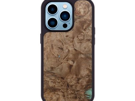 iPhone 14 Pro  Phone Case - Kira (Wood Burl, 699432) For Sale