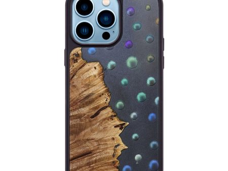 iPhone 14 Pro Max Wood+Resin Phone Case - Angeline (Pattern, 698142) Discount