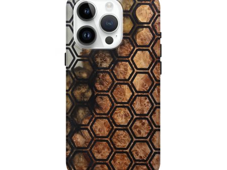 iPhone 15 Pro Wood+Resin Live Edge Phone Case - Lauryn (Pattern, 695837) Sale