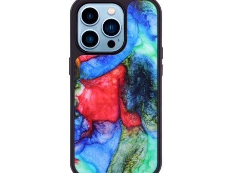 iPhone 14 Pro Wood+Resin Phone Case - Lamont (Watercolor, 697163) Online