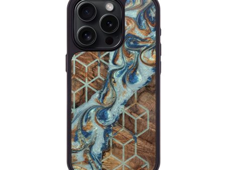 iPhone 15 Pro Wood+Resin Phone Case - Athena (Pattern, 696602) Discount