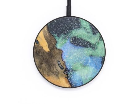 Circle Wood+Resin Wireless Charger - Dawson (Cosmos, 697396) For Discount