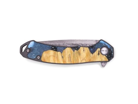 EDC Wood+Resin Pocket Knife - Cheyanne (Cosmos, 695774) Online now