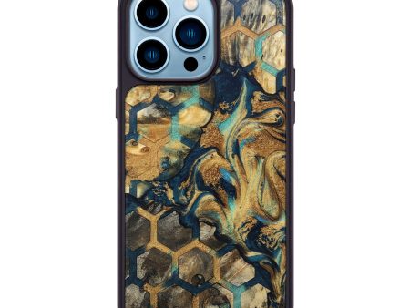 iPhone 14 Pro Max Wood+Resin Phone Case - Brantley (Pattern, 695534) For Sale