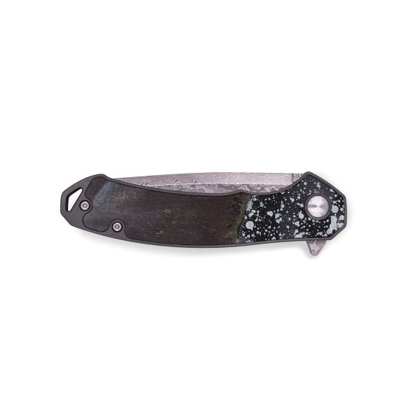 EDC Wood+Resin Pocket Knife - Camden (Cosmos, 695773) Hot on Sale