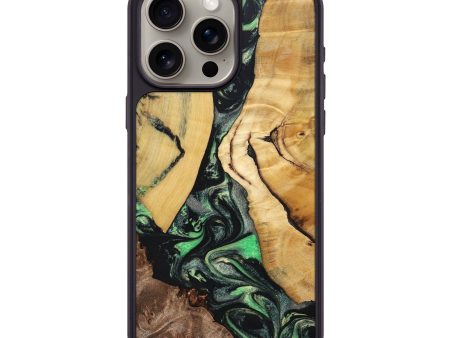 iPhone 15 Pro Max Wood+Resin Phone Case - Harriet (Mosaic, 694792) Discount