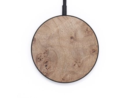 Circle Wood+Resin Wireless Charger - Calvin (Wood Burl, 696923) Online Sale