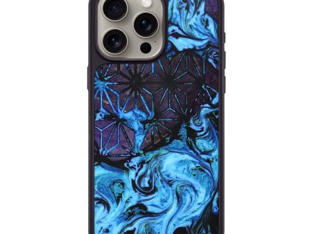 iPhone 15 Pro Max Wood+Resin Phone Case - Sienna (Pattern, 694749) For Cheap