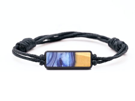 Classic Wood+Resin Bracelet - Connor (Blue, 694626) Online now