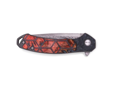 EDC Wood+Resin Pocket Knife - Arlene (Pattern, 695764) Cheap