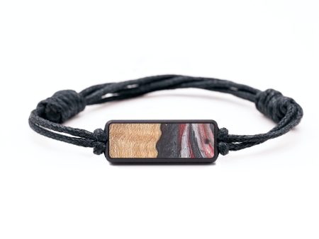 Classic Wood+Resin Bracelet - Belinda (Red, 694696) Fashion