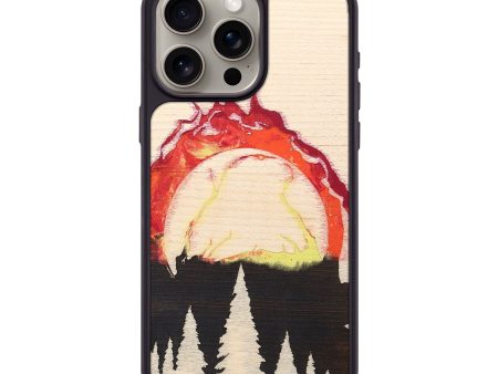 iPhone 15 Pro Max Wood+Resin Phone Case - Diego (Eclipse, 698007) on Sale