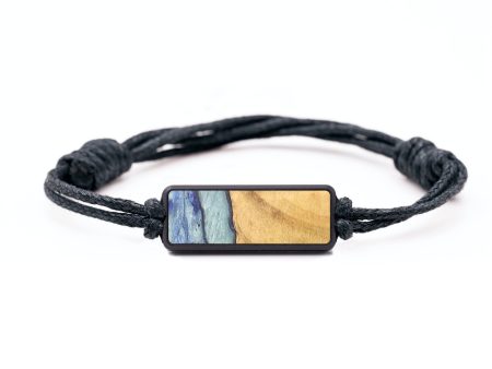 Classic Wood+Resin Bracelet - Alvin (Blue, 694614) For Cheap