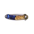 EDC Wood+Resin Pocket Knife - Armando (Blue, 694277) For Discount