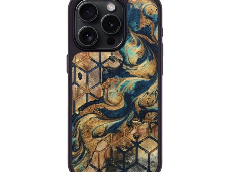 iPhone 15 Pro Wood+Resin Phone Case - Alisa (Pattern, 695511) For Cheap