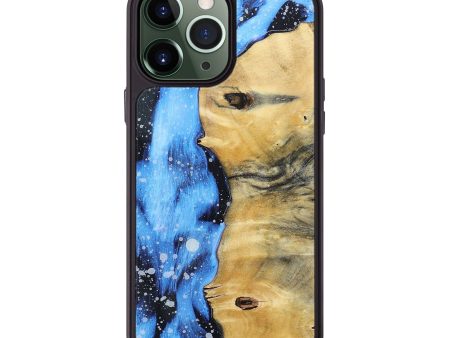 iPhone 13 Pro Max Wood+Resin Phone Case - Ace (Cosmos, 694933) Cheap