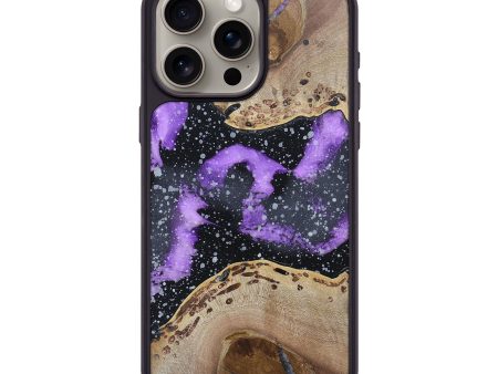 iPhone 15 Pro Max Wood+Resin Phone Case - Marianne (Cosmos, 695583) Online now