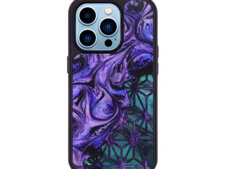 iPhone 14 Pro Wood+Resin Phone Case - Toni (Pattern, 694930) Fashion